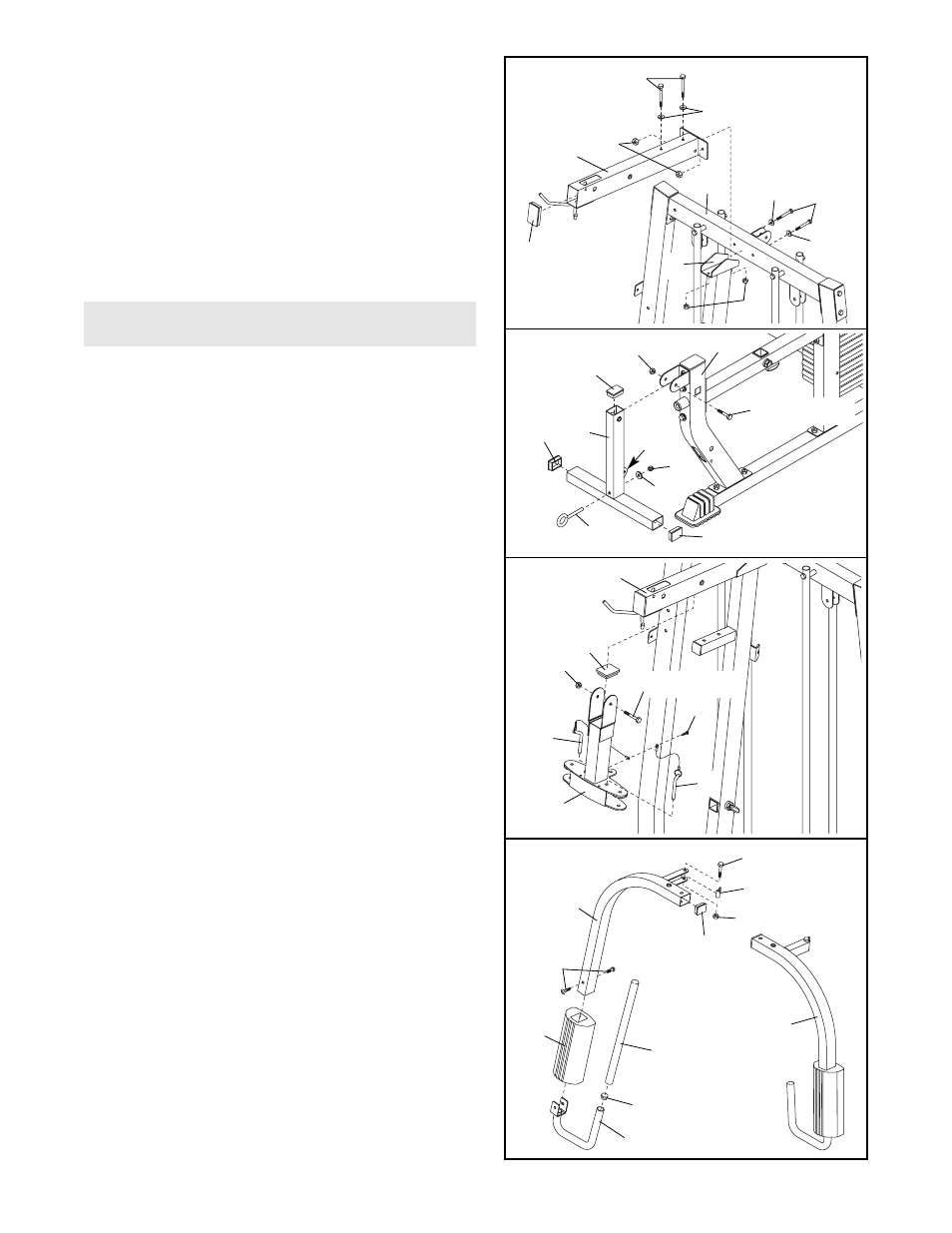 Arm assembly | Weider WESY38321 User Manual | Page 10 / 33