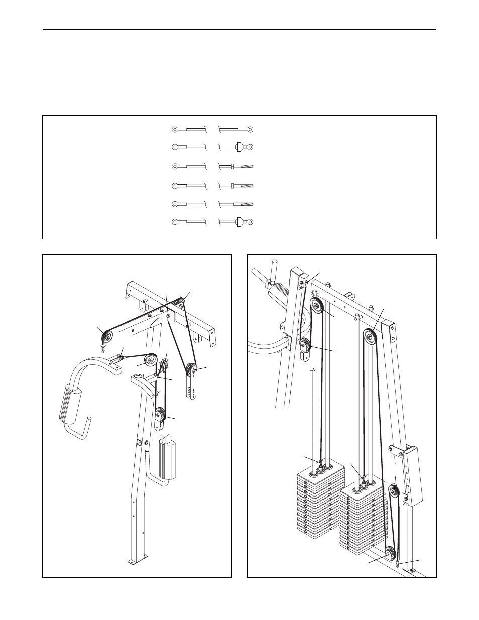 Cable diagrams | Weider WESY38321 User Manual | Page 26 / 33