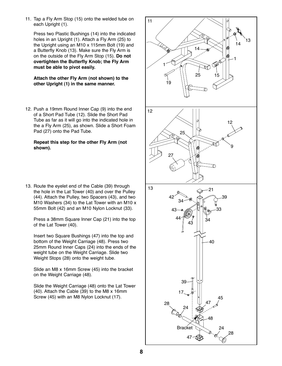 Weider WEBE03820 User Manual | Page 8 / 20