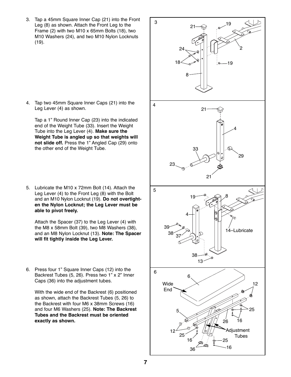 Weider WEBE09900 User Manual | Page 7 / 16