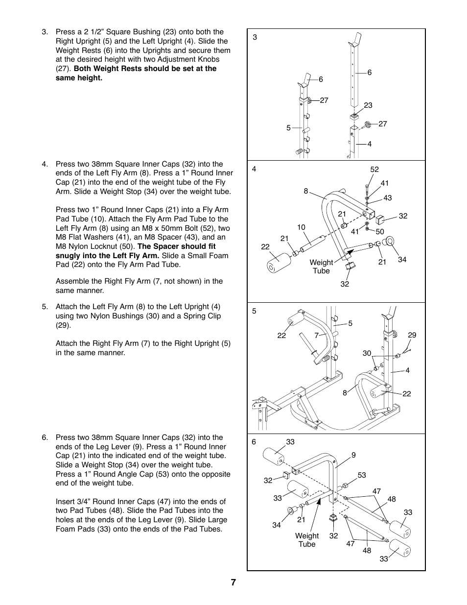 Weider WEBE08900 User Manual | Page 7 / 20