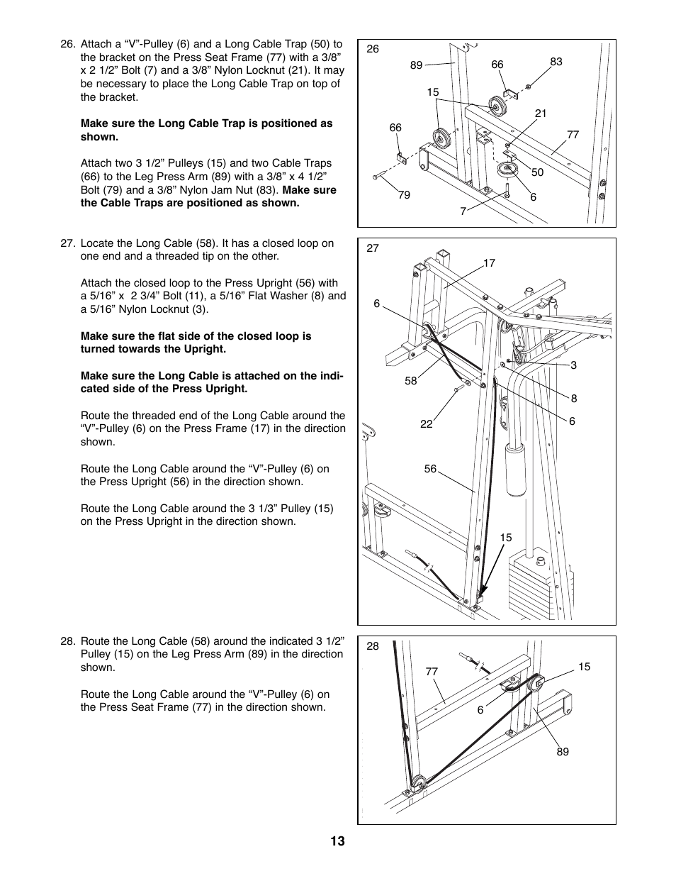 Weider WESY91080 User Manual | Page 13 / 29
