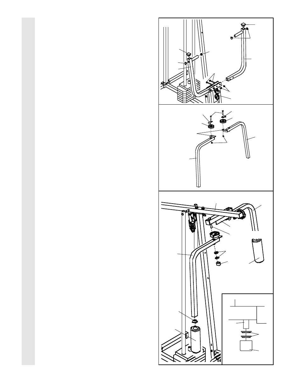 Arm assembl y | Weider WESY85100 User Manual | Page 8 / 27