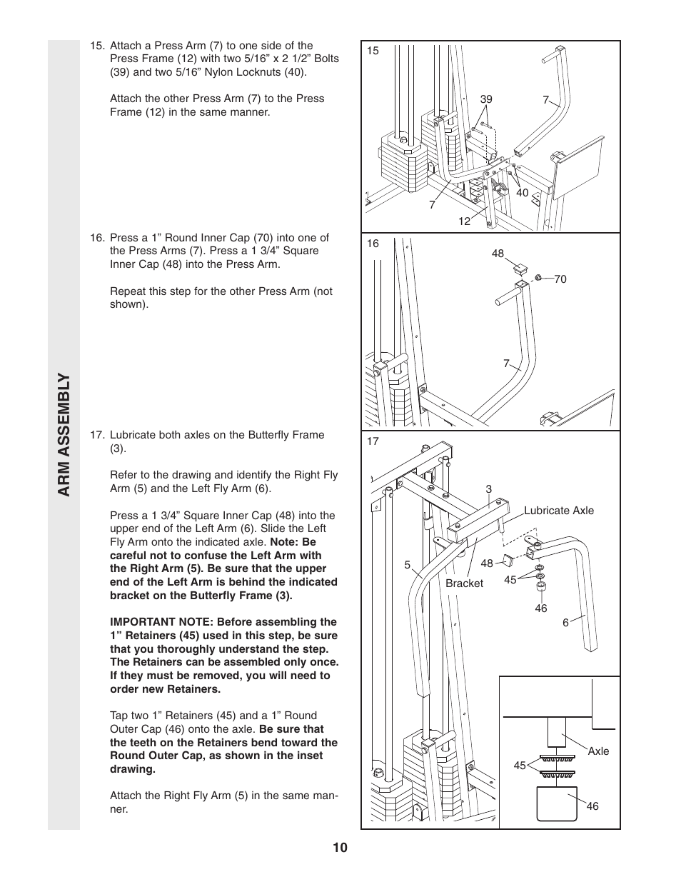 Weider WESY86303 User Manual | Page 10 / 36