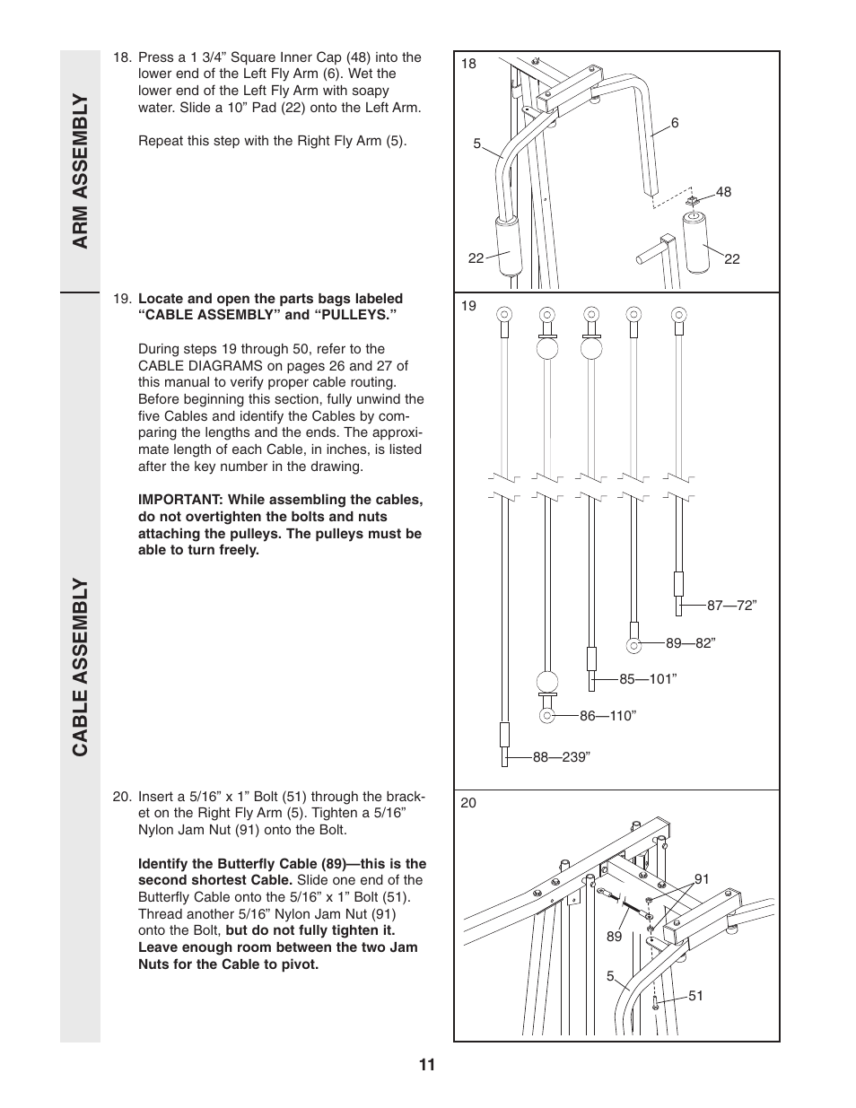 Weider WESY86303 User Manual | Page 11 / 36