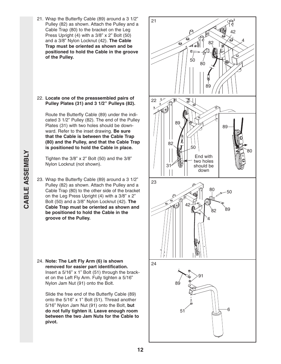 Weider WESY86303 User Manual | Page 12 / 36