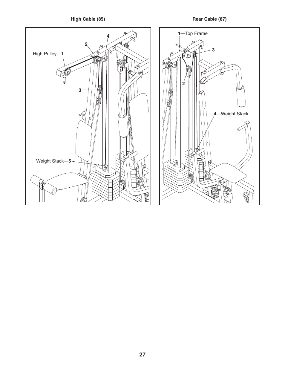 Weider WESY86303 User Manual | Page 27 / 36