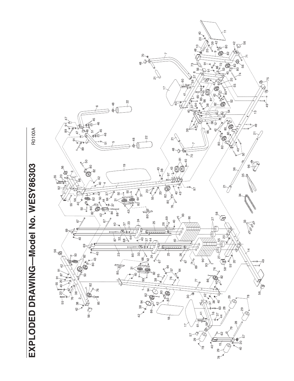 R0 1 0 0 a | Weider WESY86303 User Manual | Page 34 / 36