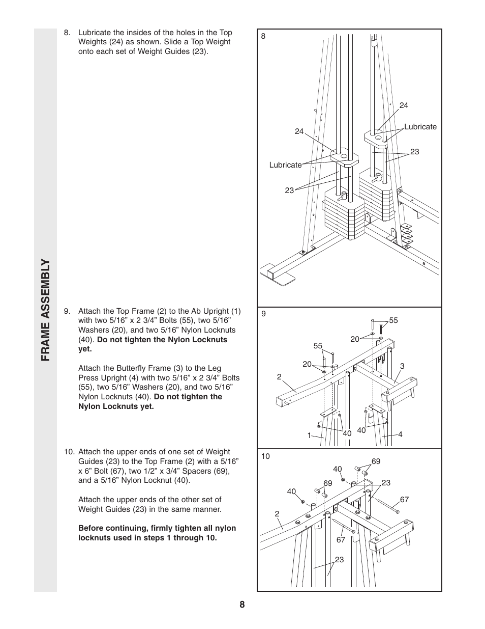 Weider WESY86303 User Manual | Page 8 / 36