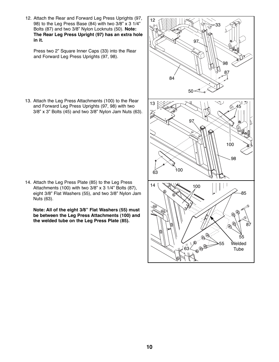 Weider 16.8ST User Manual | Page 10 / 33