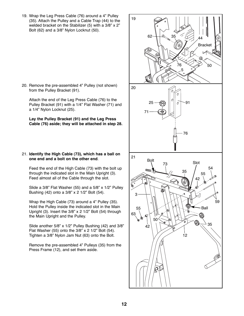 Weider 16.8ST User Manual | Page 12 / 33