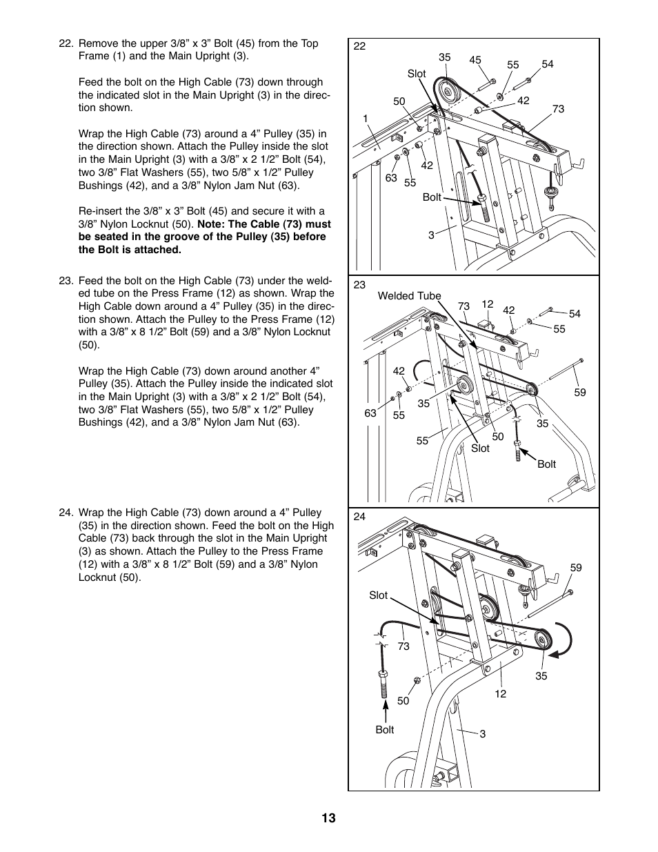 Weider 16.8ST User Manual | Page 13 / 33