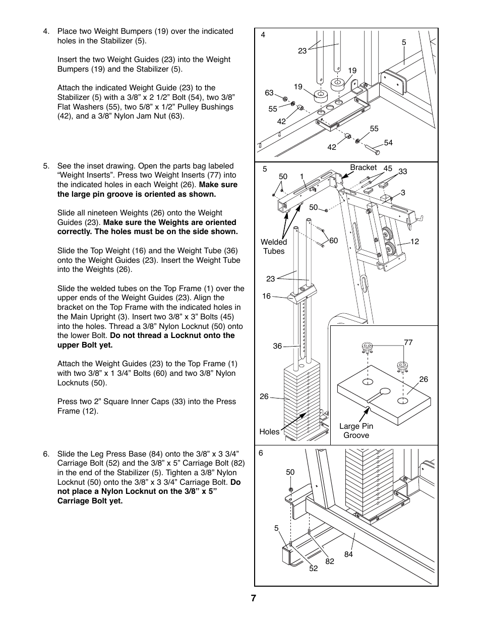 Weider 16.8ST User Manual | Page 7 / 33