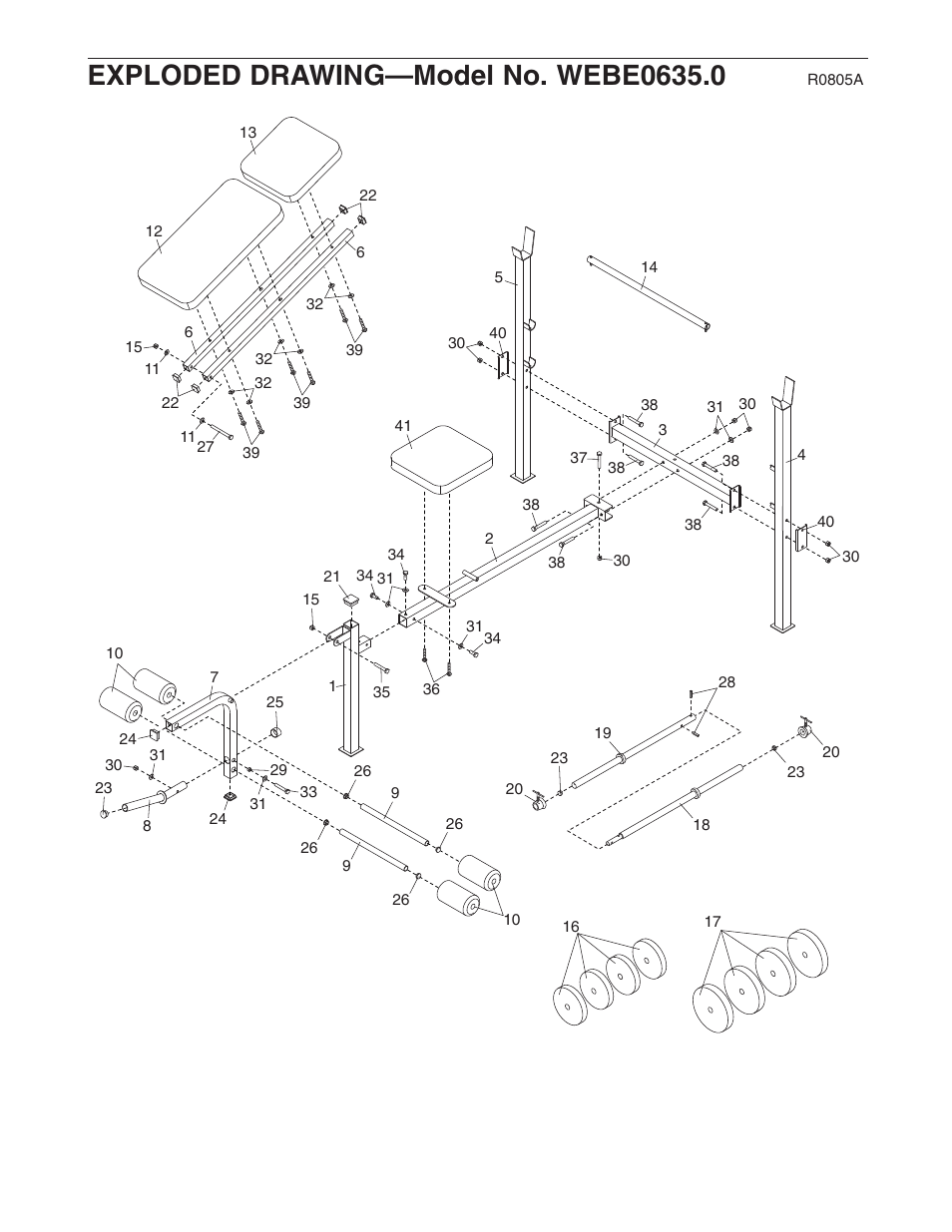 Weider WEBE0635.0 User Manual | Page 14 / 15