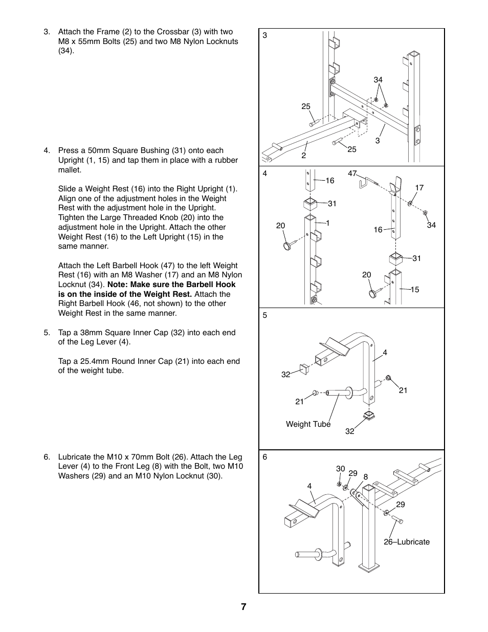 Weider WEBE06690 User Manual | Page 7 / 16