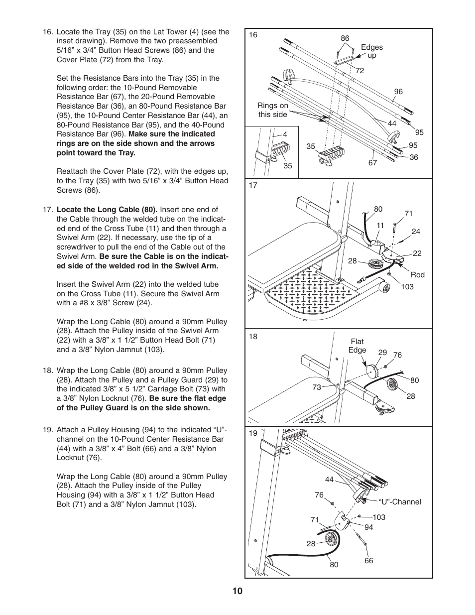 Weider 831.15395.0 User Manual | Page 10 / 24