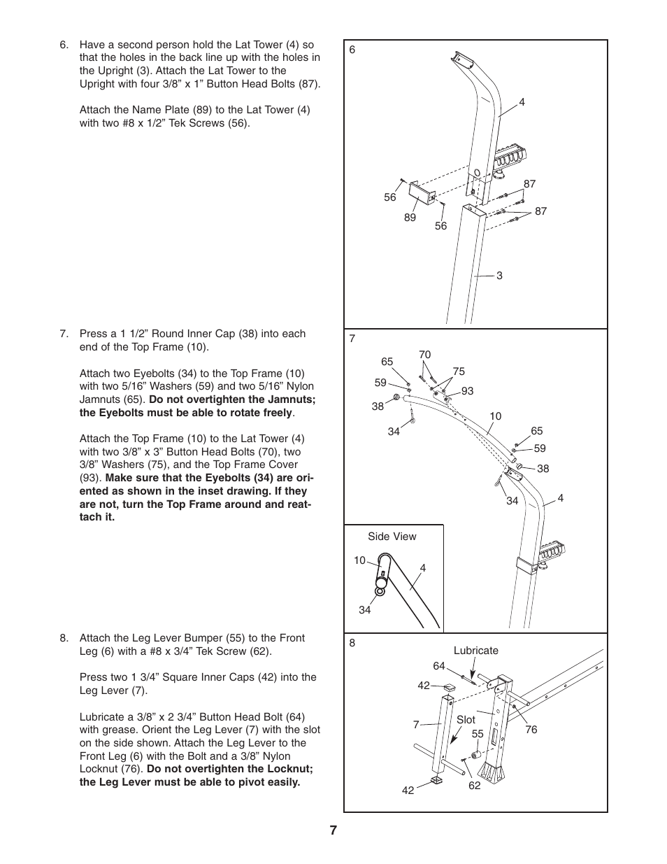 Weider 831.15395.0 User Manual | Page 7 / 24