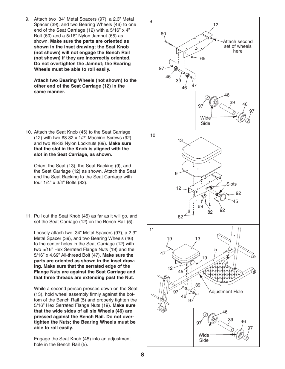 Weider 831.15395.0 User Manual | Page 8 / 24
