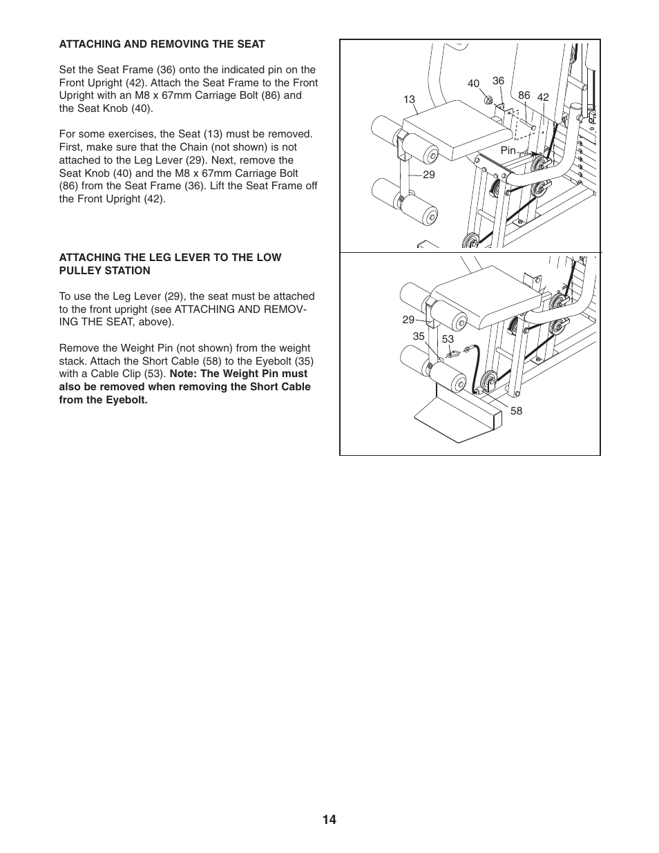 Weider 831.159301 User Manual | Page 14 / 24