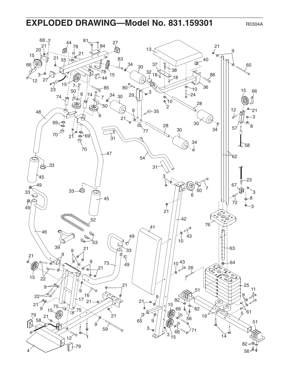 Weider 831.159301 User Manual | Page 23 / 24
