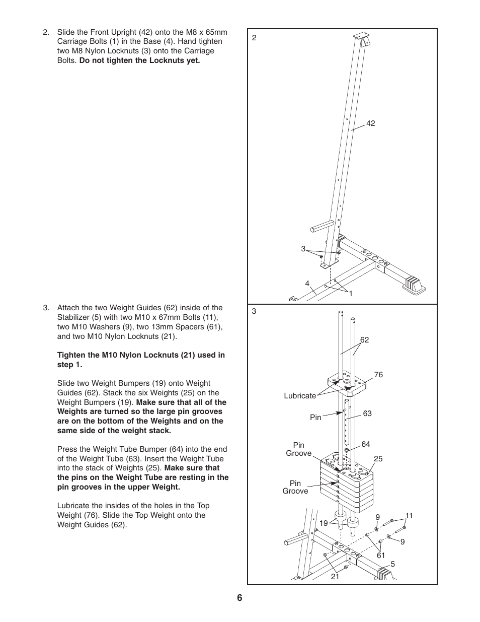 Weider 831.159301 User Manual | Page 6 / 24