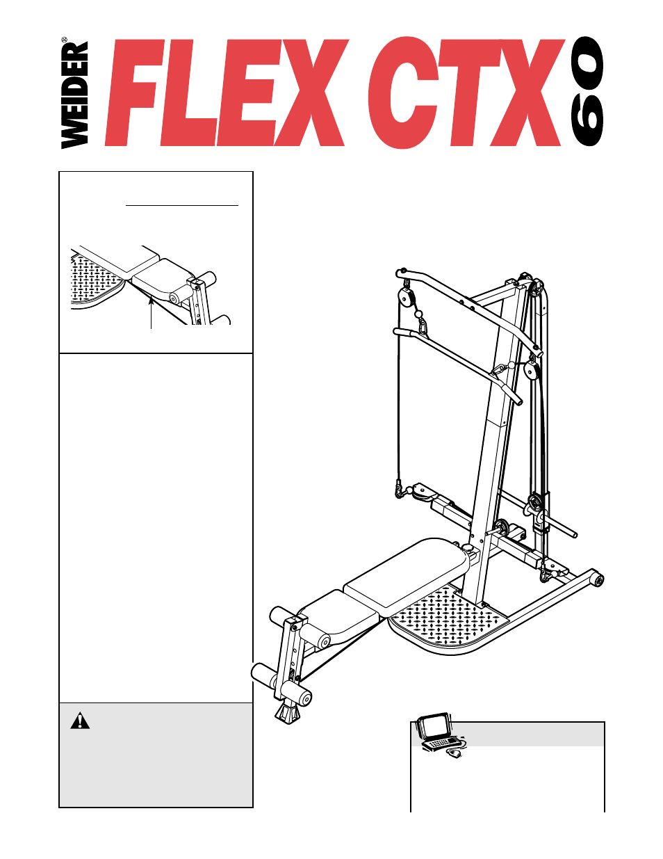 Weider WESY09321 User Manual | 24 pages