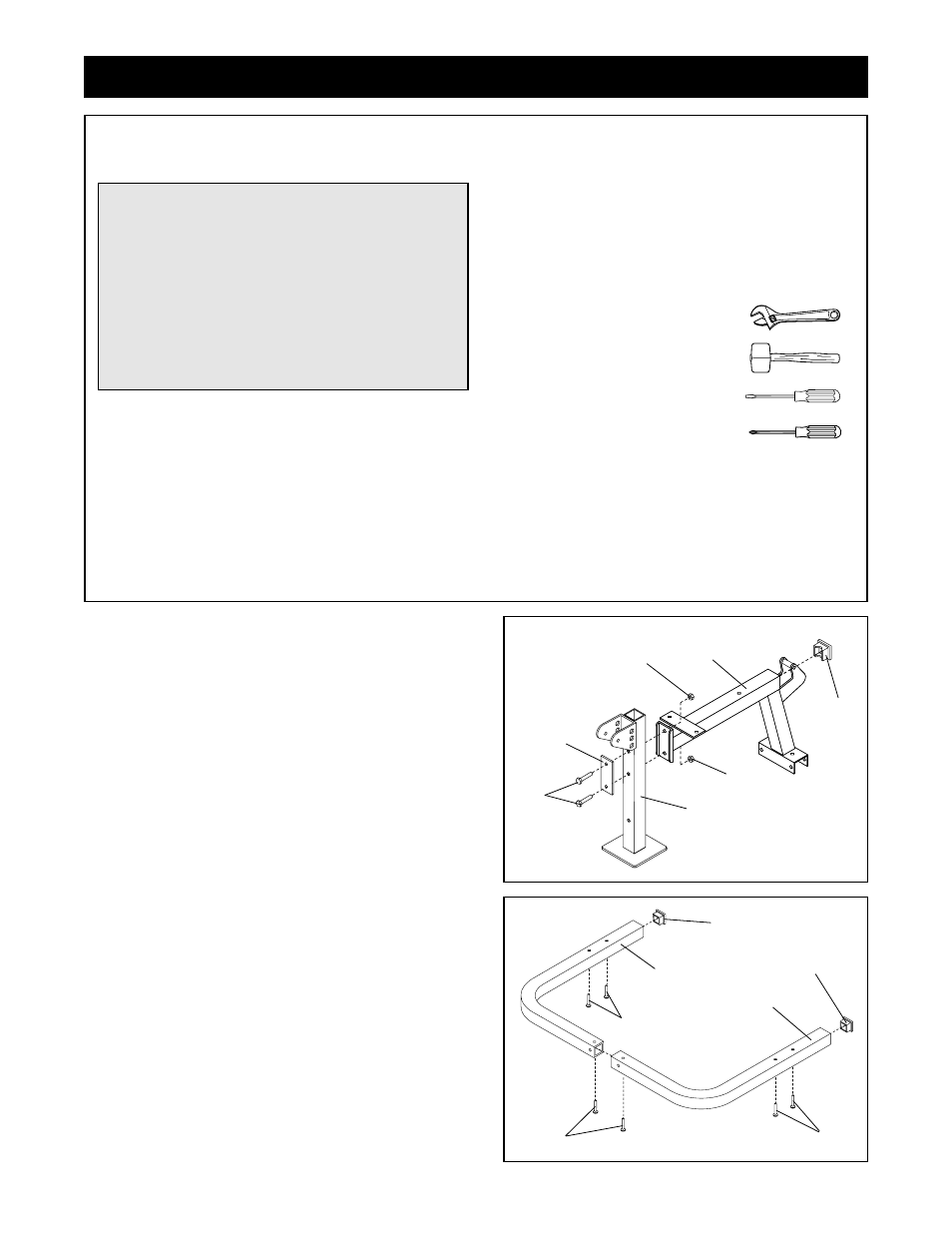 Assembly | Weider PRO 408 User Manual | Page 6 / 19