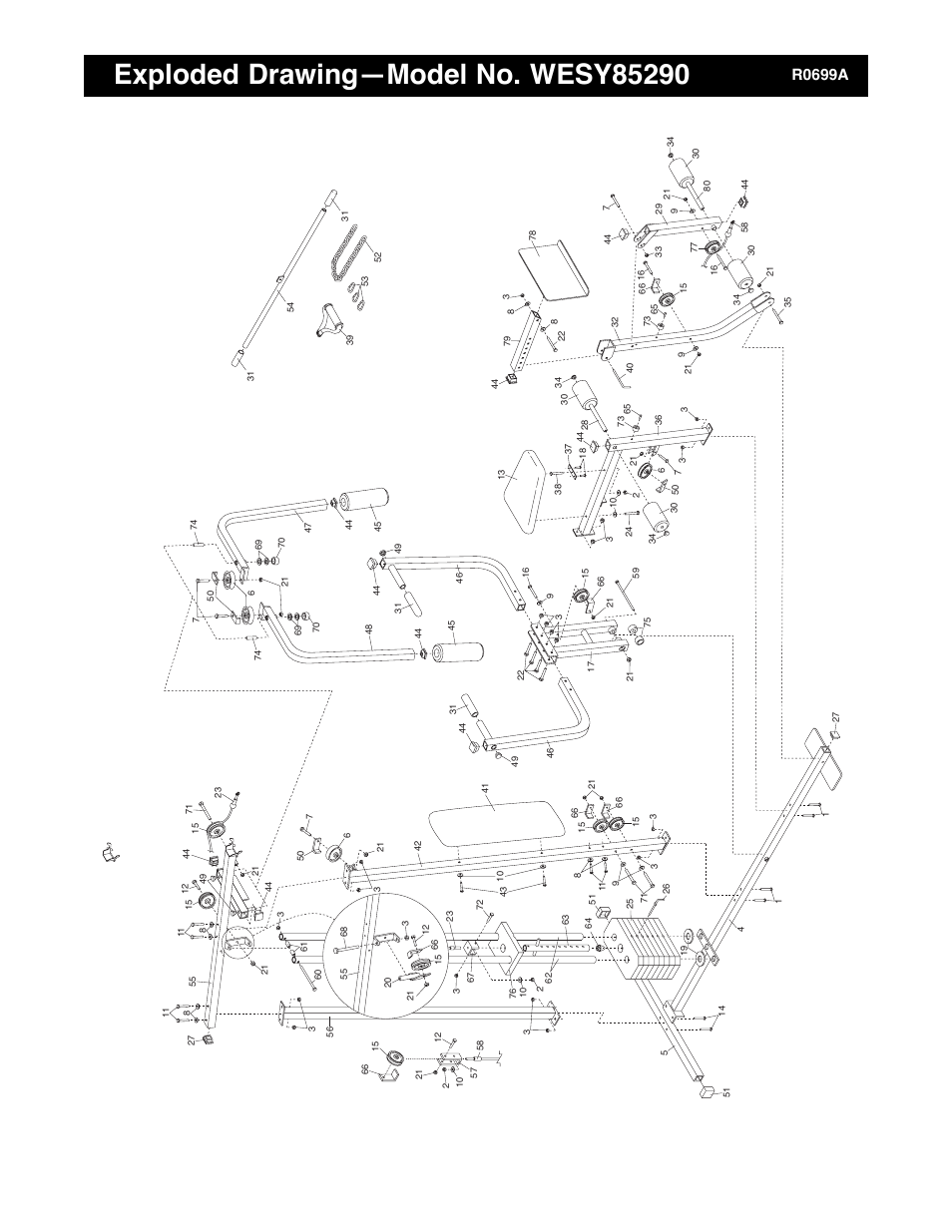 R0699a | Weider WESY85290 User Manual | Page 24 / 25