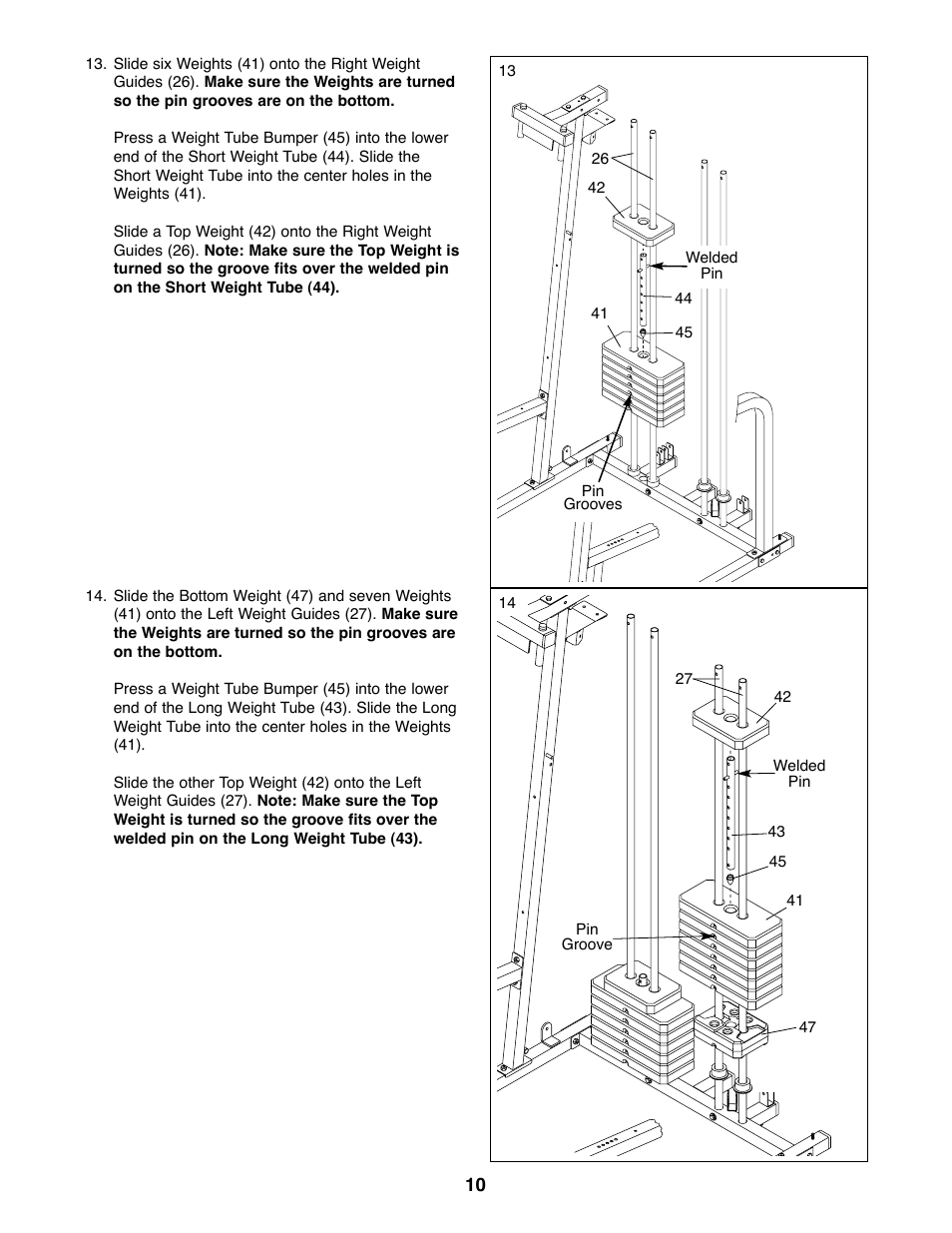 Weider 831.159830 User Manual | Page 10 / 39