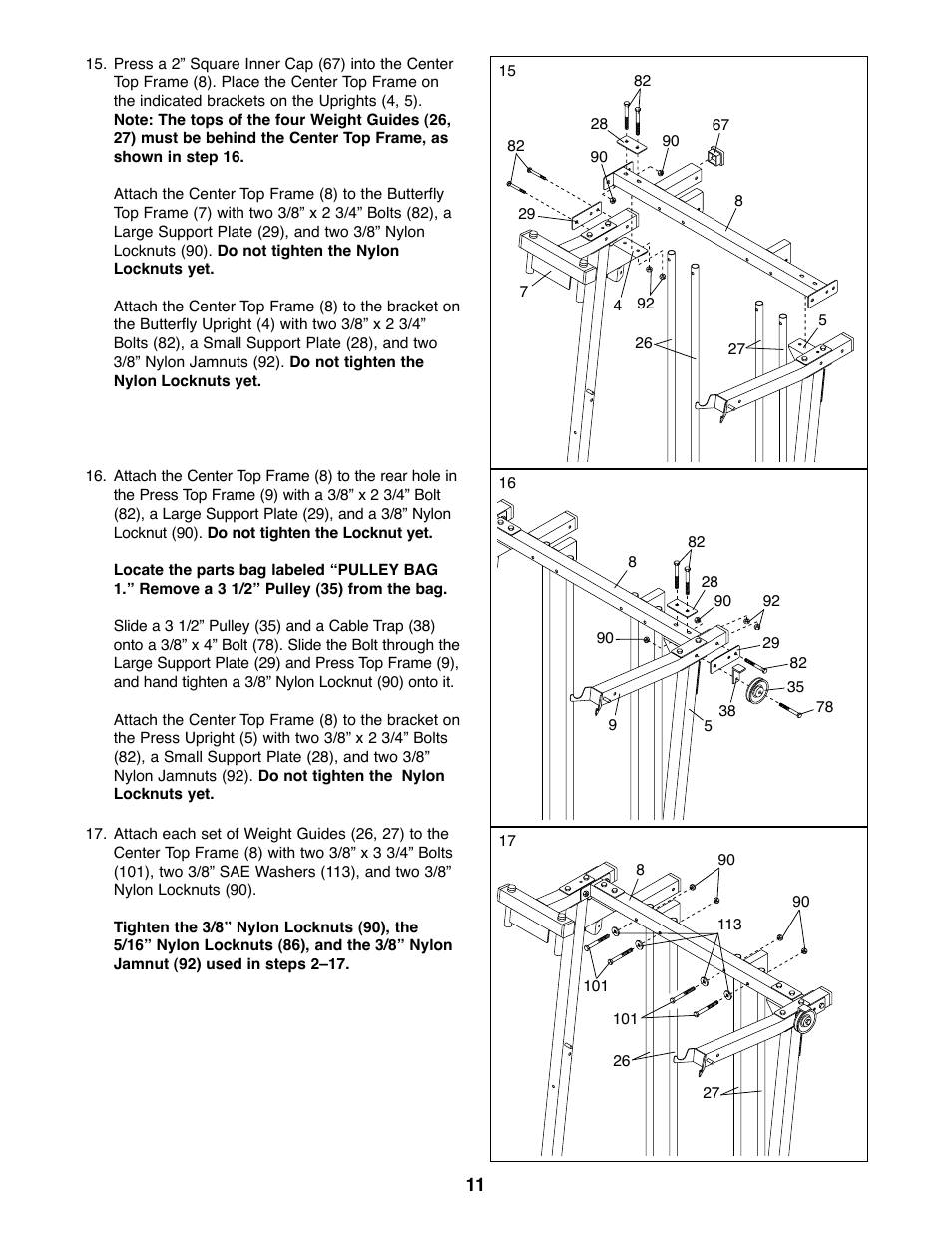 Weider 831.159830 User Manual | Page 11 / 39