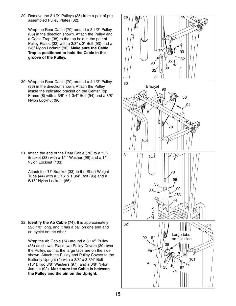 Weider 831.159830 User Manual | Page 15 / 39