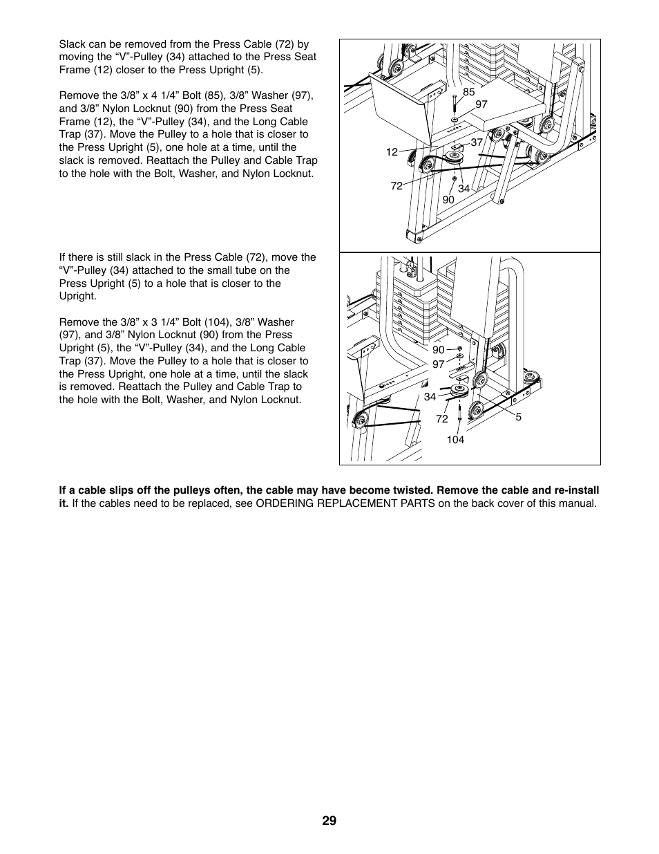 Weider 831.159830 User Manual | Page 29 / 39