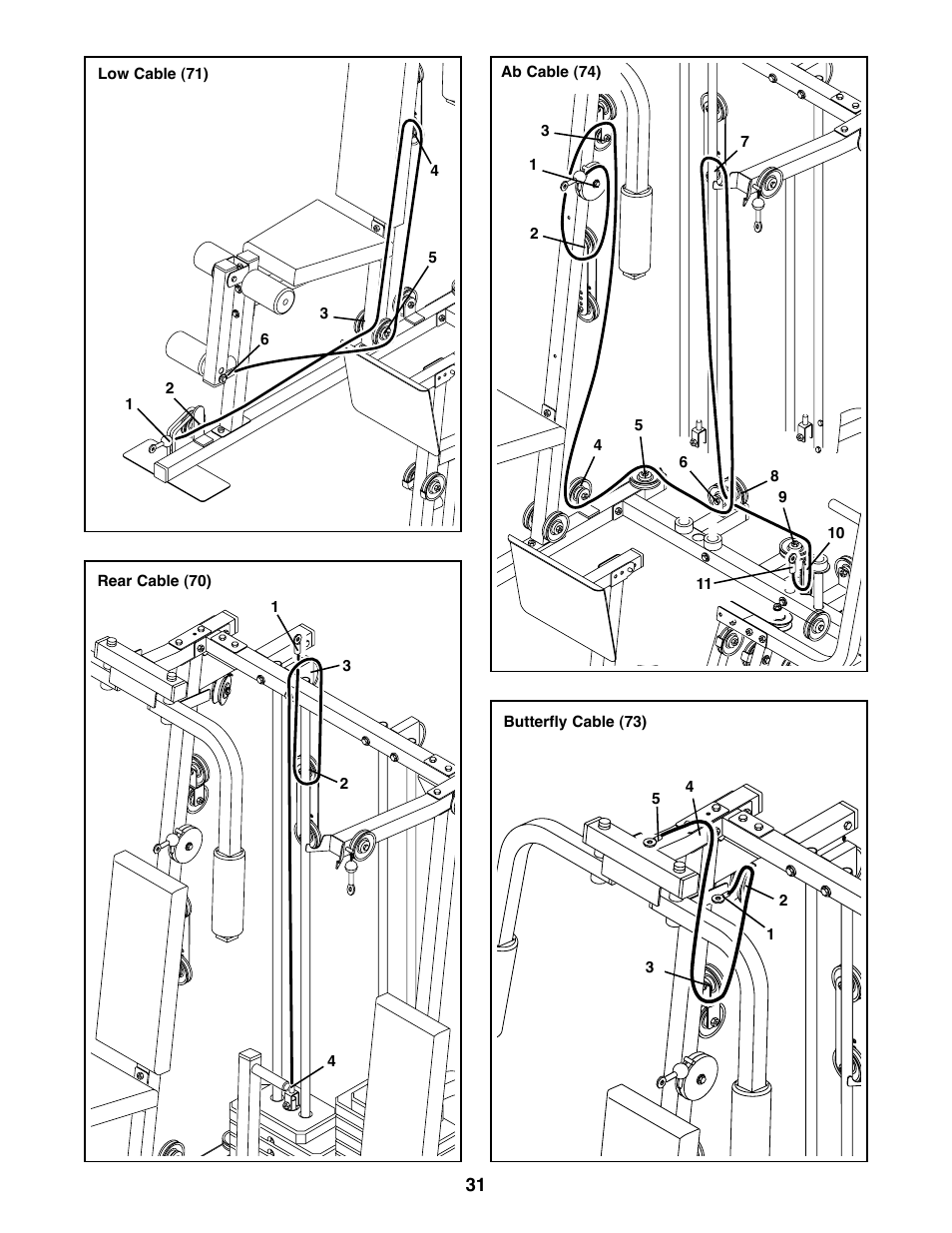 Weider 831.159830 User Manual | Page 31 / 39