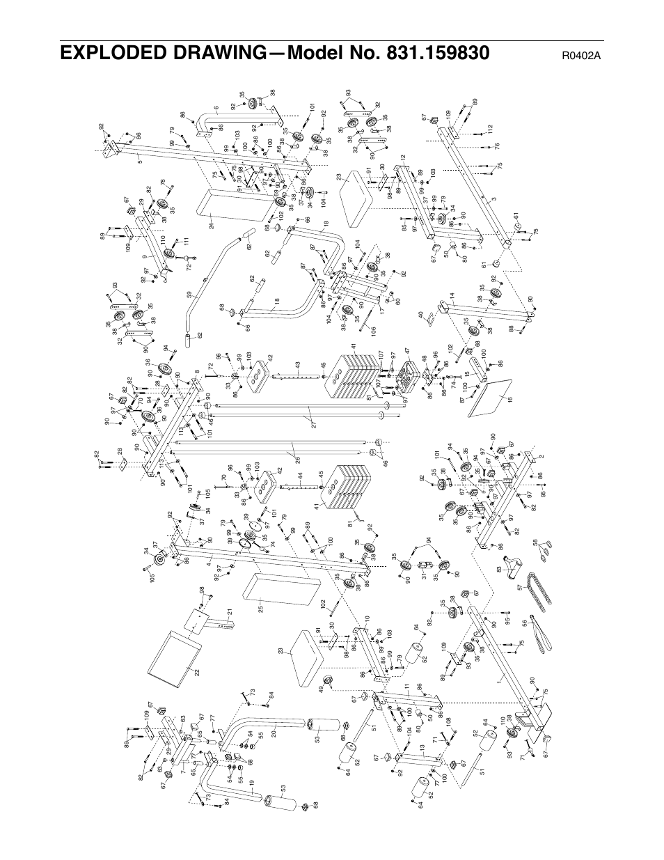 R0402a | Weider 831.159830 User Manual | Page 39 / 39