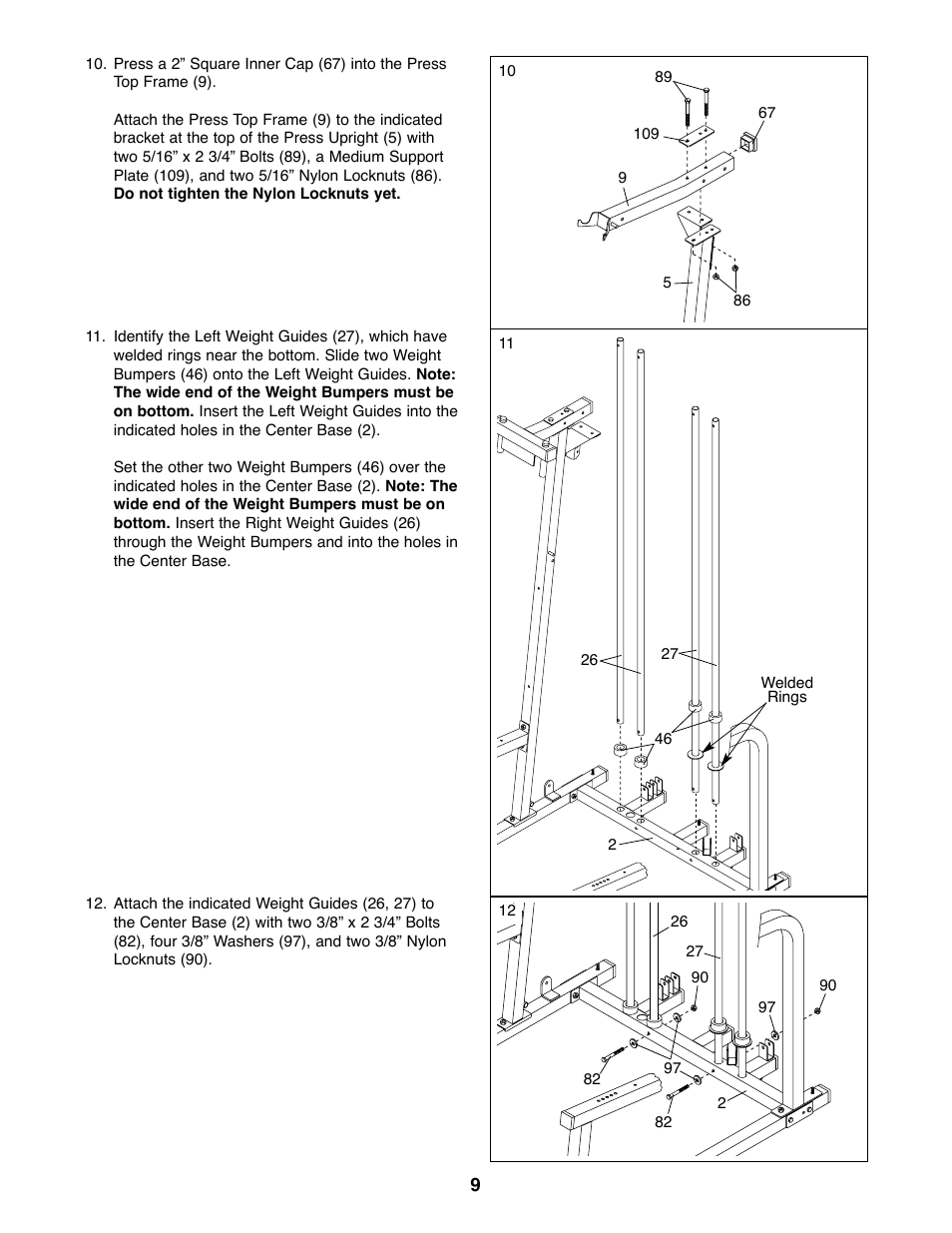 Weider 831.159830 User Manual | Page 9 / 39