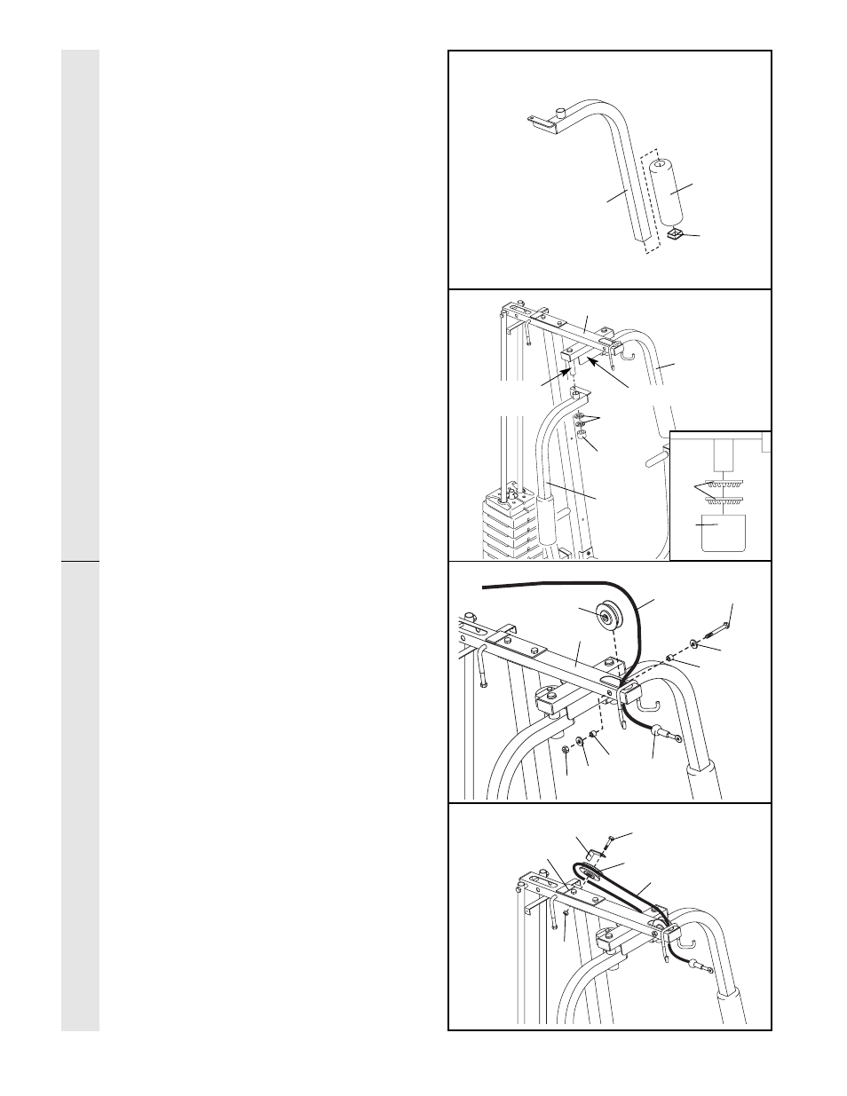 Cable assembl y arm assembl y | Weider WESY19002 User Manual | Page 12 / 24