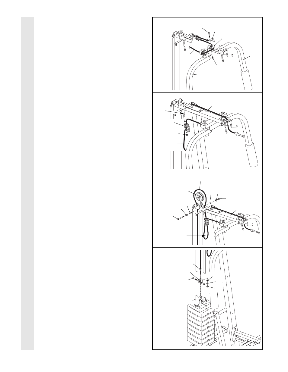 Cable assembl y | Weider WESY19002 User Manual | Page 13 / 24