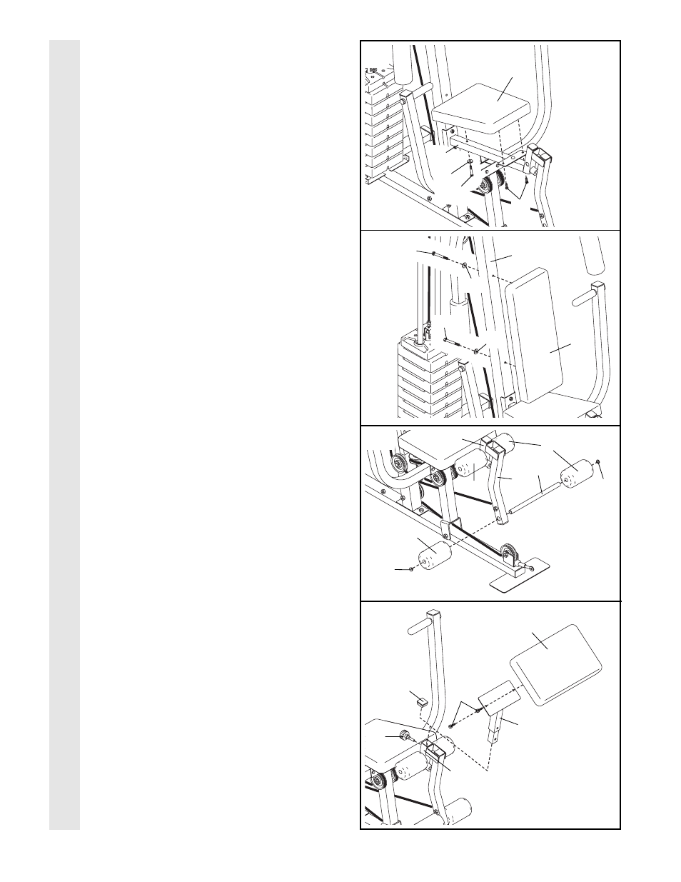 Sea t assembl y | Weider WESY19002 User Manual | Page 16 / 24