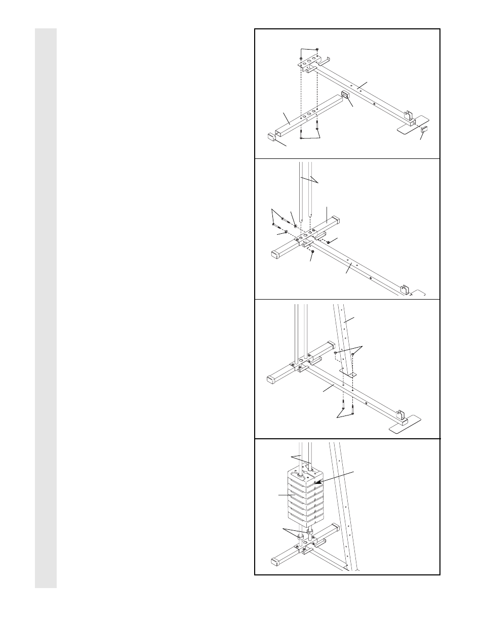 Frame assembl y | Weider WESY19002 User Manual | Page 8 / 24