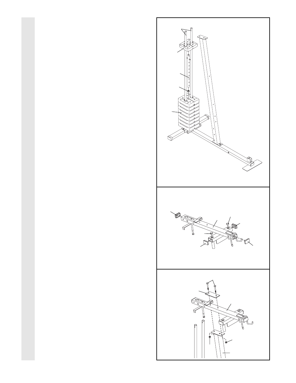 Frame assembl y | Weider WESY19002 User Manual | Page 9 / 24