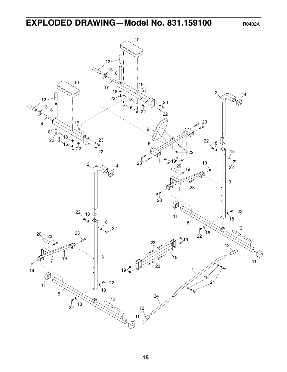Weider 220 User Manual | Page 15 / 16
