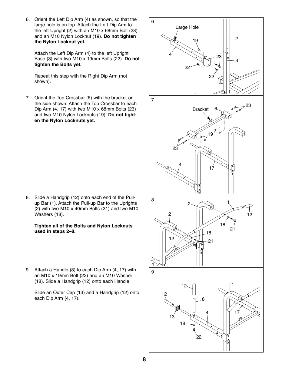 Weider 220 User Manual | Page 8 / 16