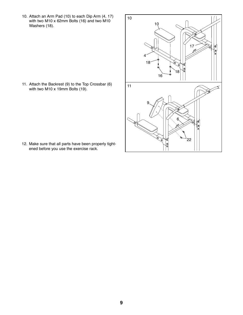 Weider 220 User Manual | Page 9 / 16