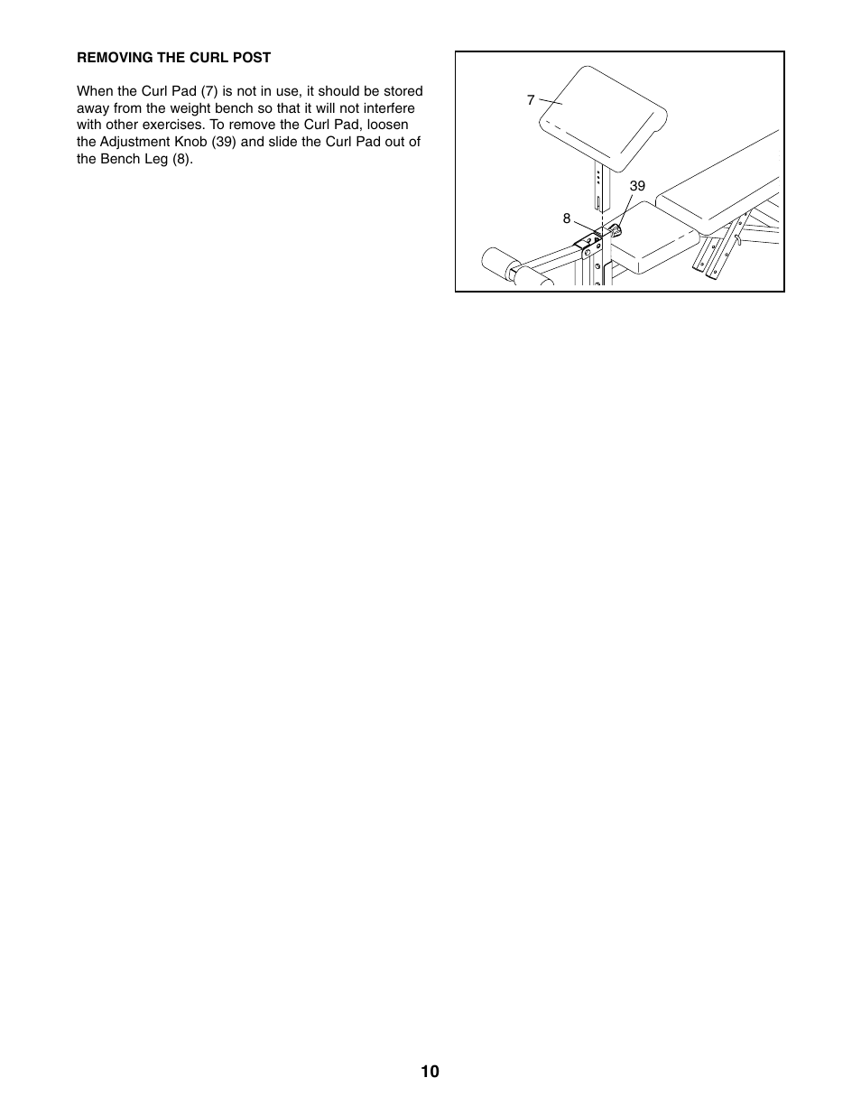Weider WEBE09200 User Manual | Page 10 / 16