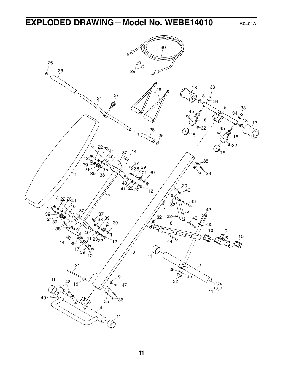 Weider WEBE14010 User Manual | Page 11 / 12
