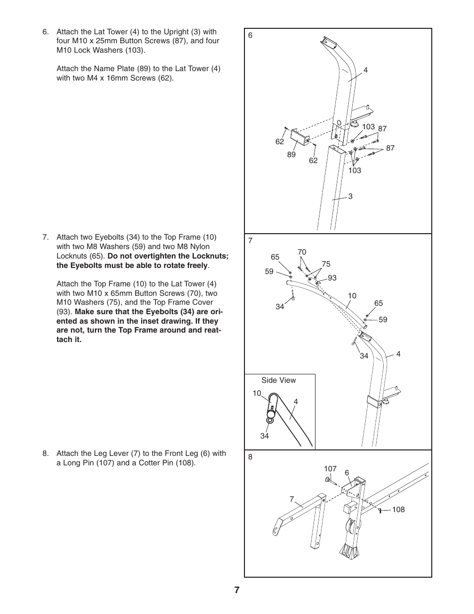 Weider 831.15392.3 User Manual | Page 7 / 24