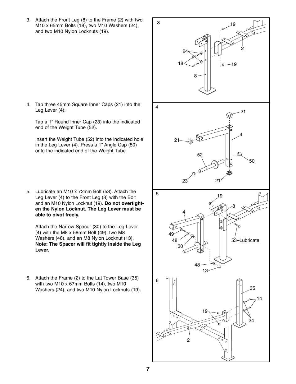 Weider WEBE15100 User Manual | Page 7 / 20