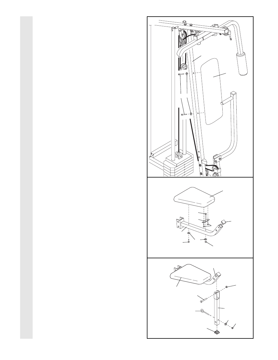 Sea t assembl y | Weider WESY85104 User Manual | Page 14 / 27