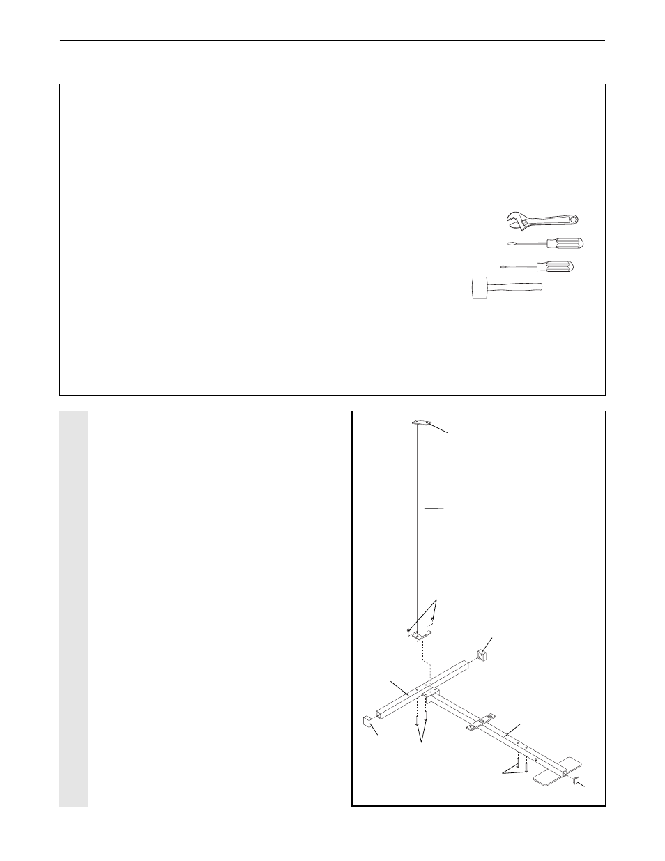 Assembly, Frame assembl y | Weider WESY85104 User Manual | Page 5 / 27