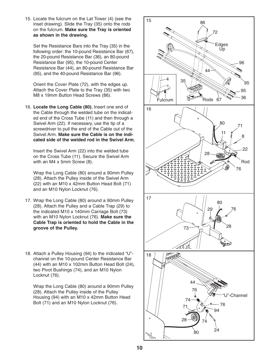 Weider WESY3924.2 User Manual | Page 10 / 24